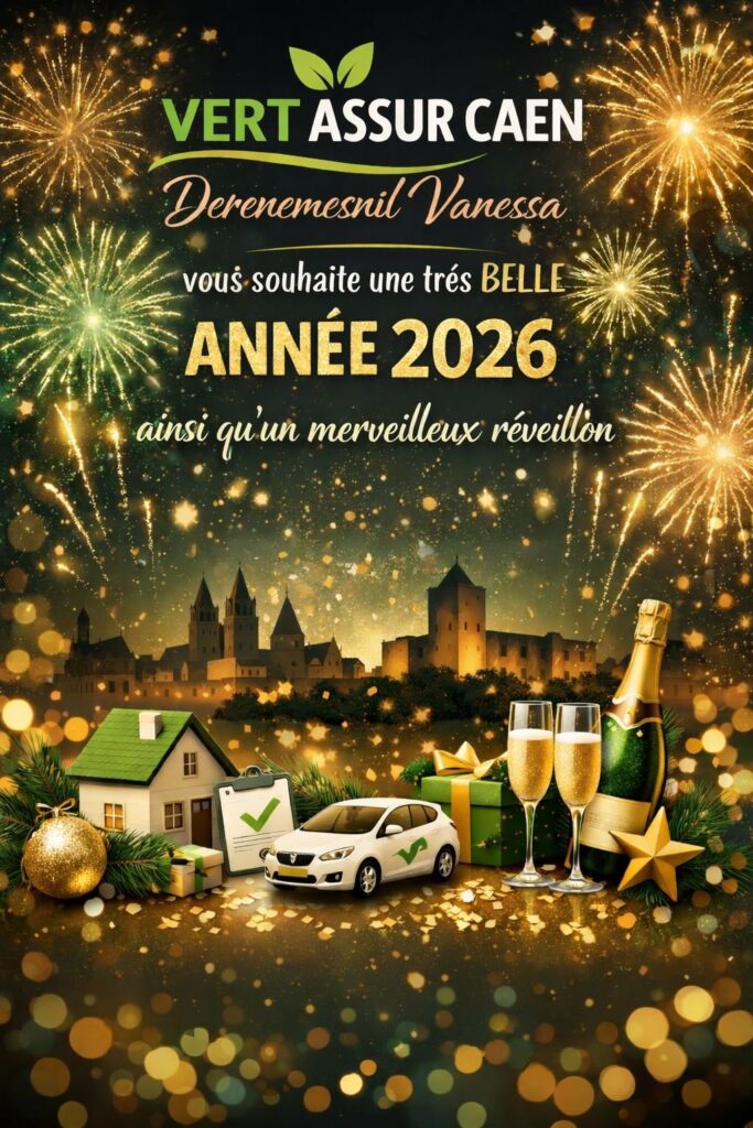 Vœux de bonne année 2026 à Caen par Vert Assur